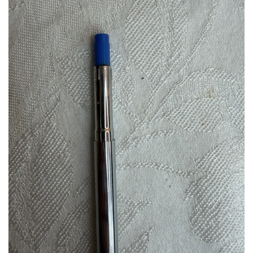 Cross Ballpoint Pen & Pencil Set Lustrous Chrome 3501 FIVE YEAR SERVICE AWARD